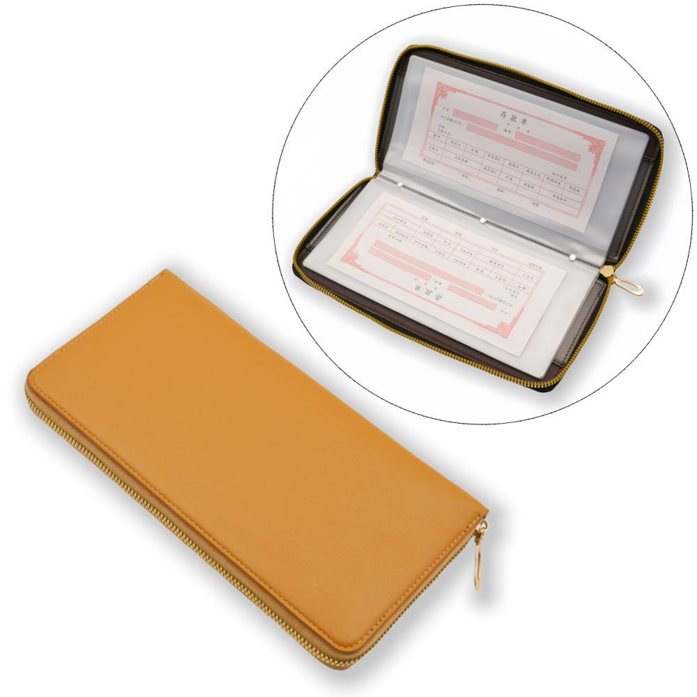 Multifunctional Passbook & Card Organizer with Coin Holder