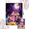 Sleeping Beauty Aurora and Prince Phillip Diamond Painting Mosaic Art Kit 5D Handmade Diy Gift Home Decoration