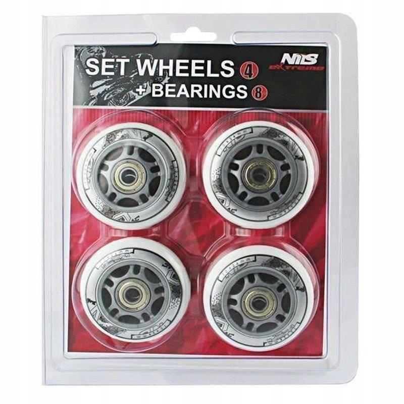 Rubber Roller Skate Wheels 72 Mm + Abec-7 Bearings