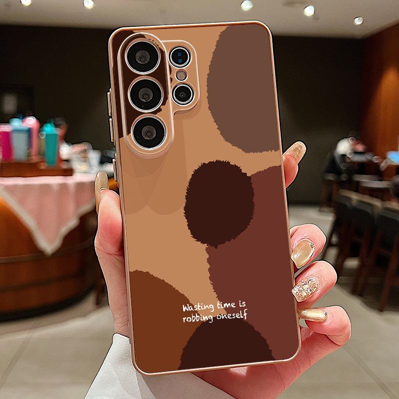 Watercolor Spots Print Case For Samsung S26 Ultra S25 FE S24 S24 Plus A57 A37 A17 A56 A36 A16 A55 A35 A15 A54 5G Magnetic Hybrid TPU+PC Matte Cover