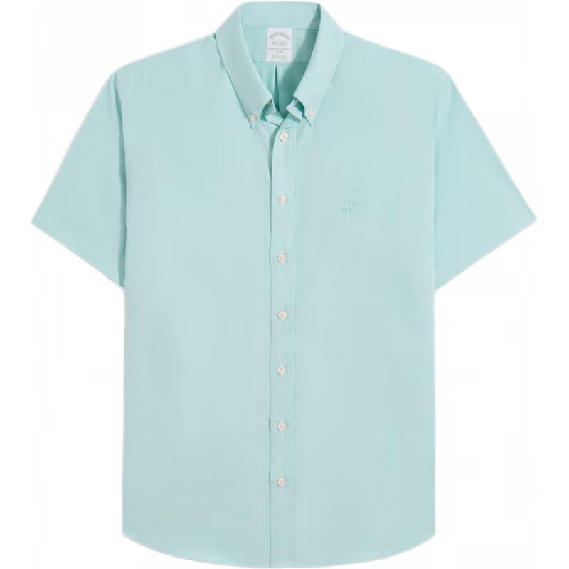 Мужская оксфордская рубашка с коротким рукавом от Brooks Brothers L