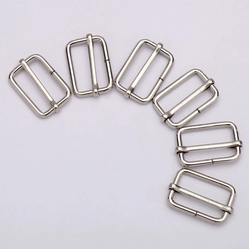 Hardware-Zubehör: Metall-D-Ring Zuglasche, Schnalle für Gepäck, Taschen, Kleidung, Schultergurtverstellung, Dreistufige Schnalle.