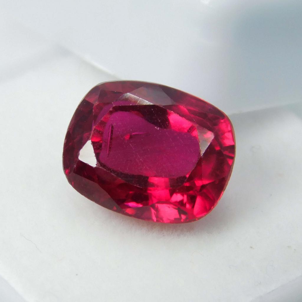 Beautiful CERTIFIED 6.20 Ct Natural Red Ruby Cushion Cut Loose Gemstone A-2977