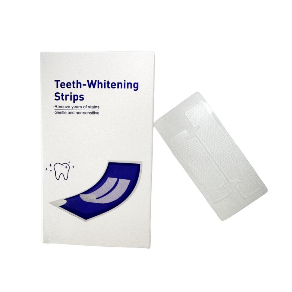 Teeth Whitening Strips 14 Treatments, Enamel Safe for Instant White Smile, Easy To Apply Tooth Whitening Kit with 28 Strips (14 Upper & 14 Lower)