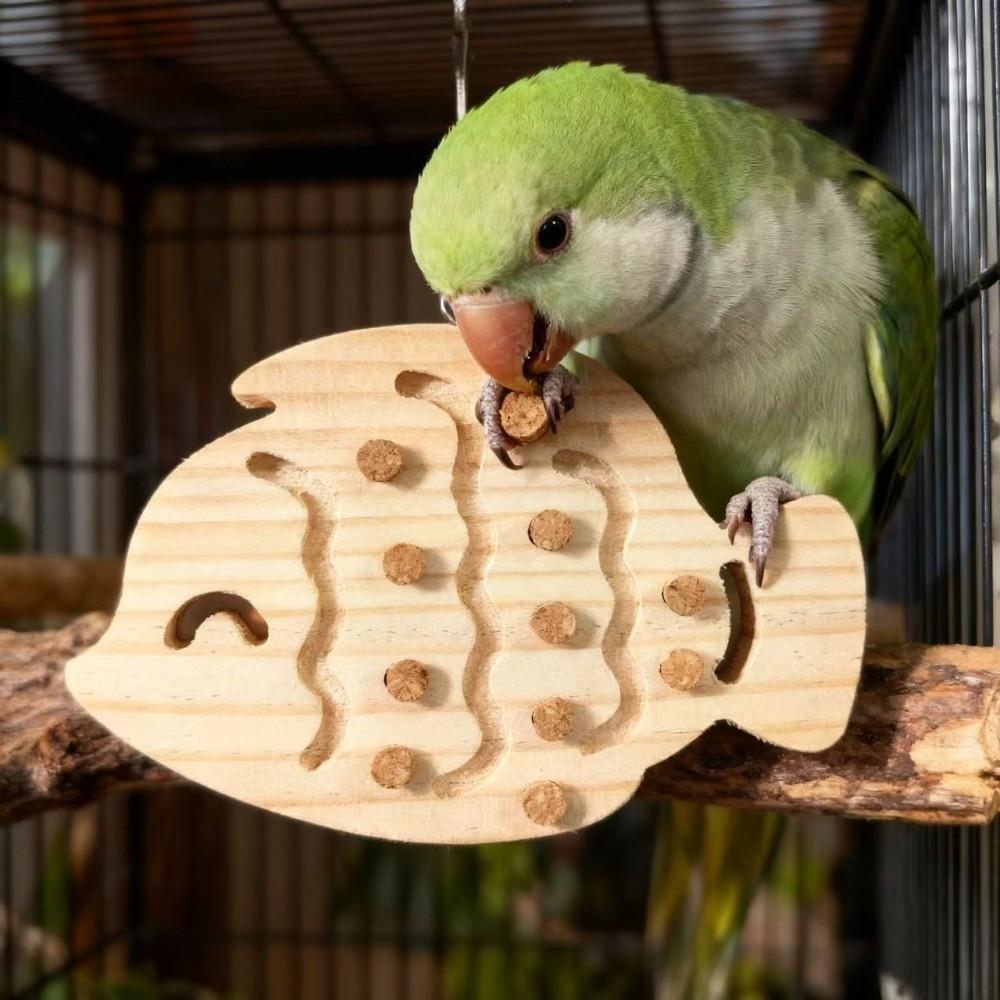 Bite Resistant Parrot Puzzle Toys Wear-Resistant Bird Chewing Toys Bird Activity