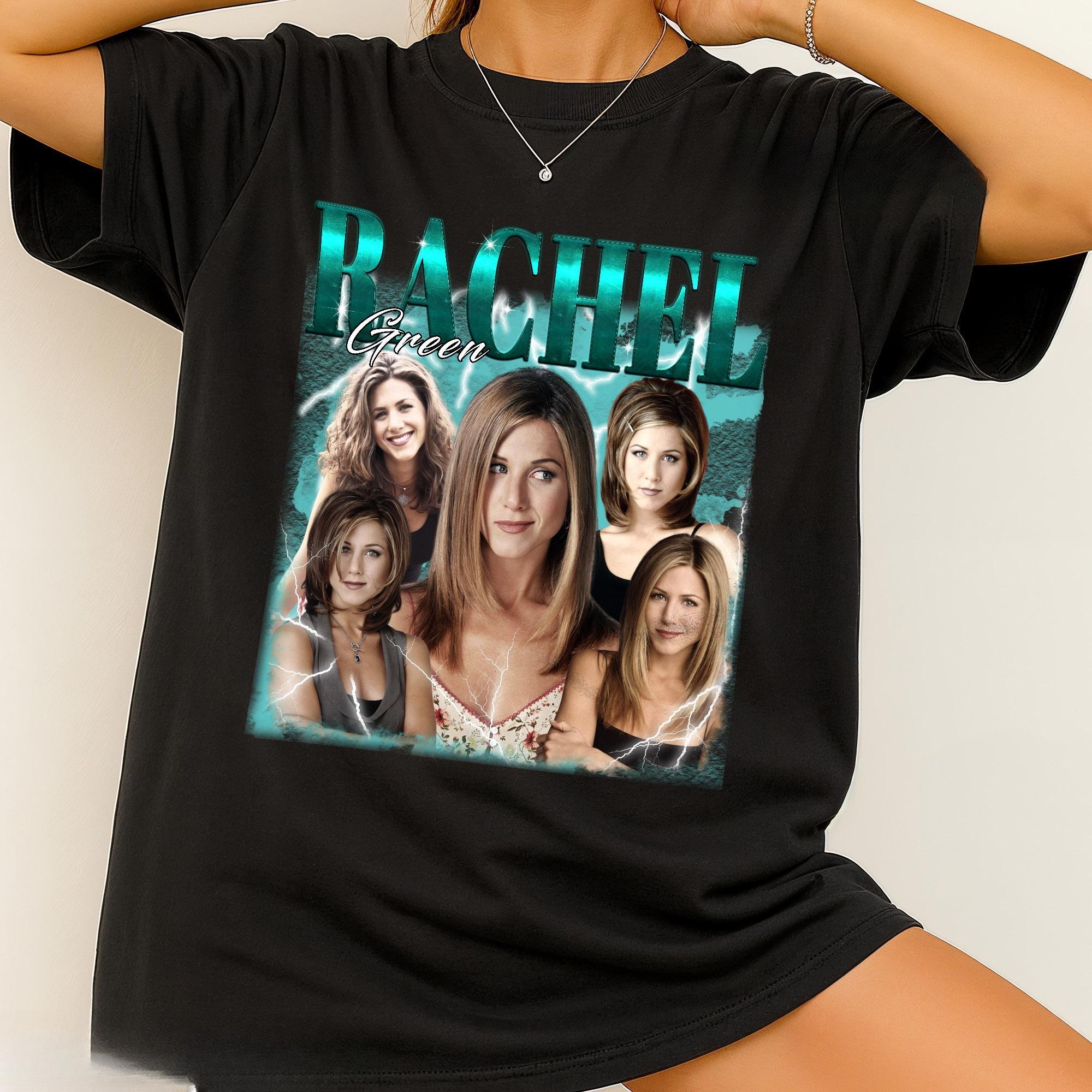 Rachel Green Printed Tshirt Womens SpringSummer Fashion Trend Pure Cotton Top Neutral Round Neck Short Sleeve Tshirt S