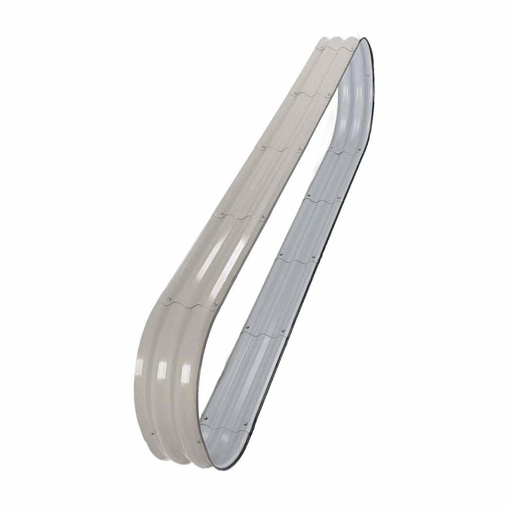 Raised Garden Bed Multipurpose   Open Bottom Sturdy Construction Metal Raised Planter Bed for for Home School Street Garden Villa