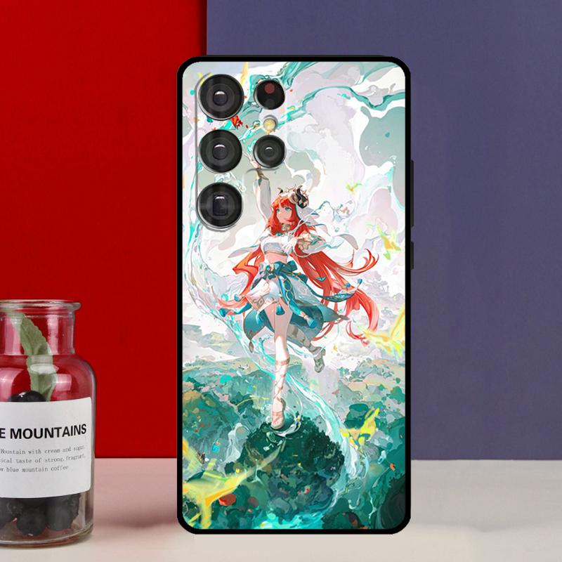 Genshin Impact Nilou Funda Case For Samsung Galaxy S25 Ultra S9 S10 S20 FE S21 S22 S23 Plus S24 Ultra Phone Cover