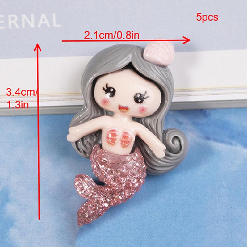 

5 шт. Мультяшный Золотая рыбка Хвост Милый Смола Серия Изготовление Ювелирных Изделий Сделай Сам Украшение