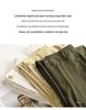 Women's Khaki High-Waist Loose Wide-Leg Banana Pants - Spring/Autumn 2026 Plus Size Casual