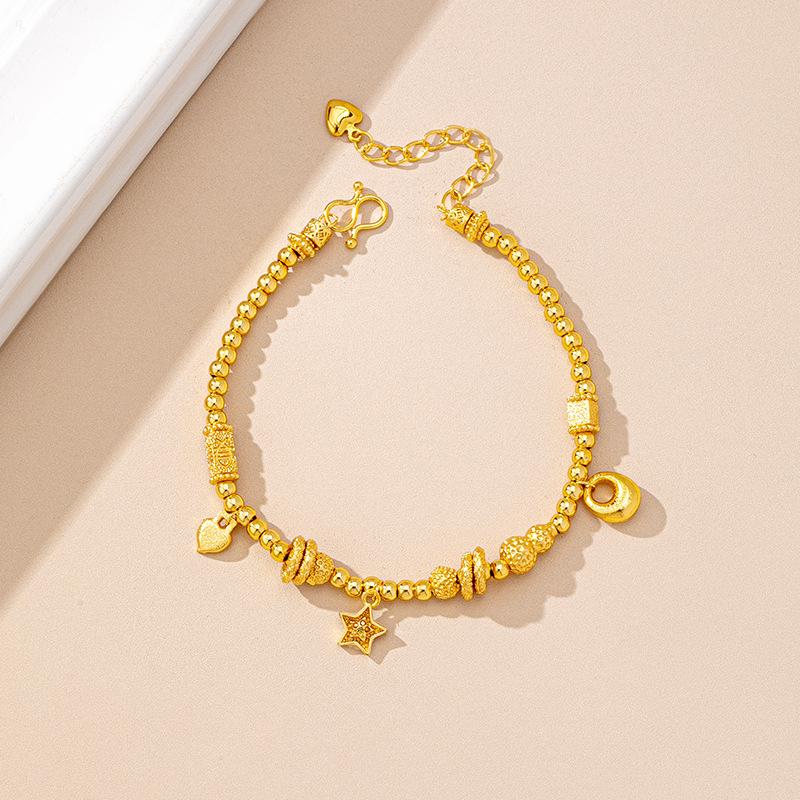 Bracelet for Women, National Trend, Ethnic Style, Star, Hammer Pattern, Circle, Love Bracelet, Versatile Jewelry