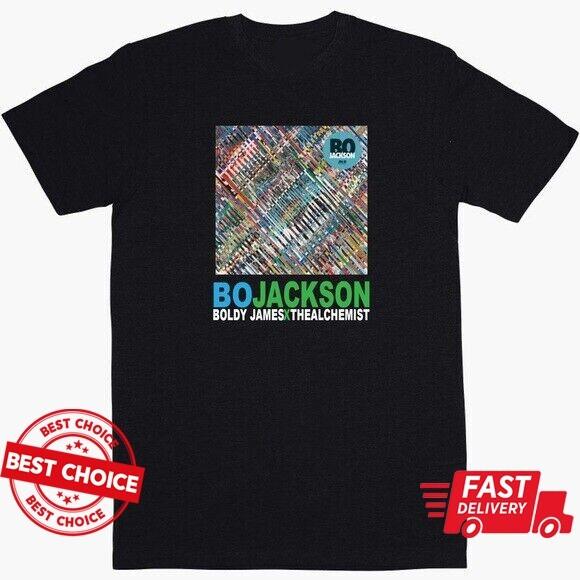 Boldy James X Alchemist Bo Jackson Unisex Black Shirt