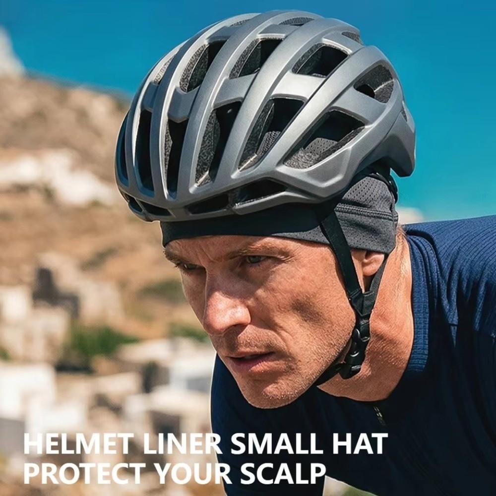 Quick Dry Bicycle Cap Breathable Mesh Helmet Liner Hat Sports Hat Running Cap  Summer Cycling