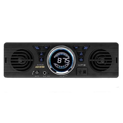 Boomboost AV252 12V MP3 Radio with SD Card Support and Trumpet and Bluetooth Host Speaker In-Car Built-in