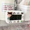 Cute Nezha Alarm Clock Luminous Bedside Clock Student Dormitory Timer Multifunctional Time Management Desktop Clock
