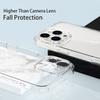 Luxury Transparent Tempered Glass Case For iPhone 16 15 14 12 13 11 Pro X XS Max XR 7 8 Plus SE Clear Shockproof Hard Back Cover