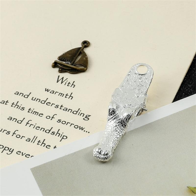 Elegant Alligator Clip Bookmarks Office Tool For Notebooks Documents Present  Metal Book Marks Book Clip