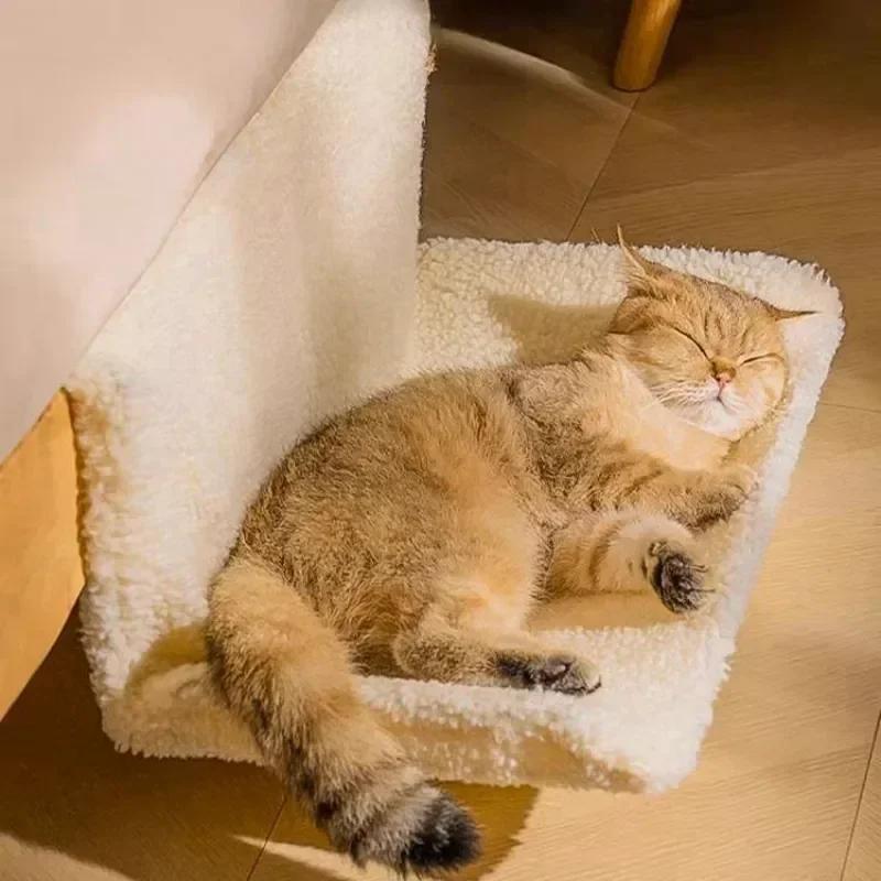 Cat Bed Pet Beds for Radiator Bench Kitten Pet Supplies New Product Hanging Cat Hammock Washable Winter Warm Cat Supplies