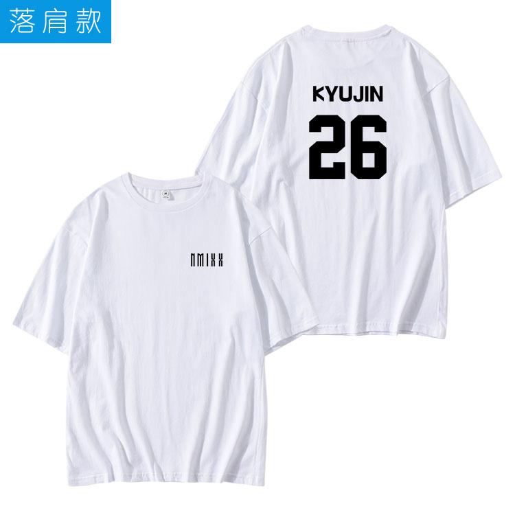 2023 NMIXX Kpop Style Tshirt 100 Cotton Oneck Women Unisex Short Sleeve Stylish Casual Tee