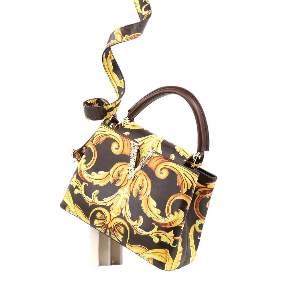 Women's Cross-Border Printed Handbag - European and American Style