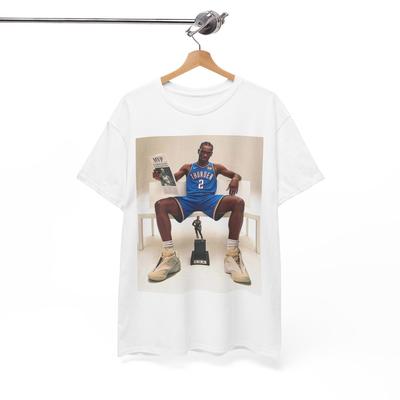 Shai Gilgeous Alexander Graphic T Shirt OKC Basketball SLAM Unisex Heavy Cotton Unisex T-Shirt
