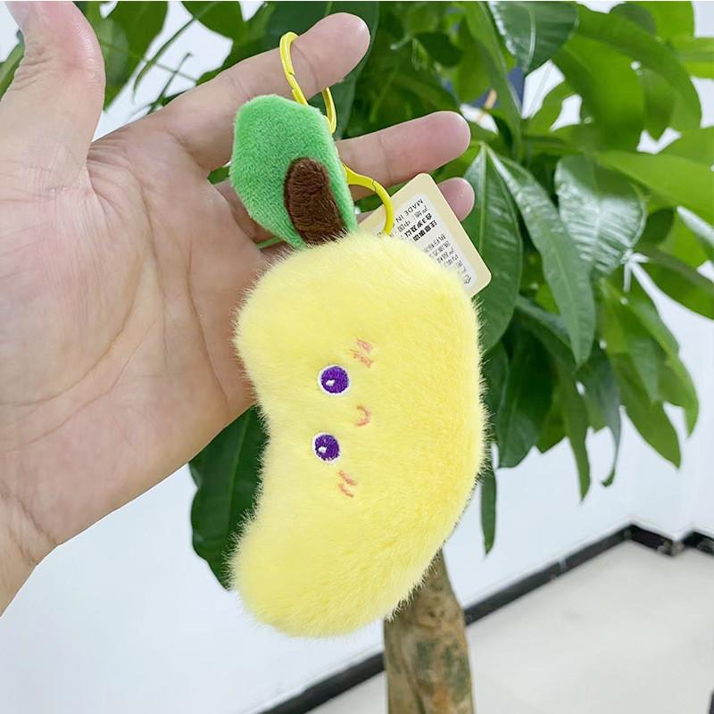 Plush Soft Short Fruit Toys Featuring Watermelon Apple Mango And Pineapple Perfect For Collecting