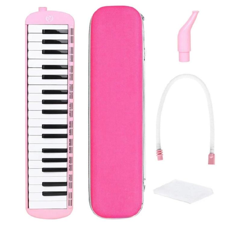 

Multipurpose 37 Key Harmonica Providing Excellent Sound Claritys and Durability Portable Melodica for All Players Needs розовый