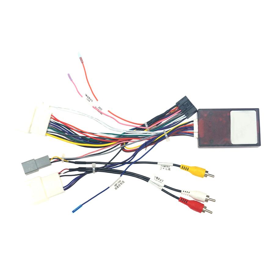 For 2014-16 Mitsubishi Outlander Pajero 16 Pin Wire Harness Power Cable + Canbus