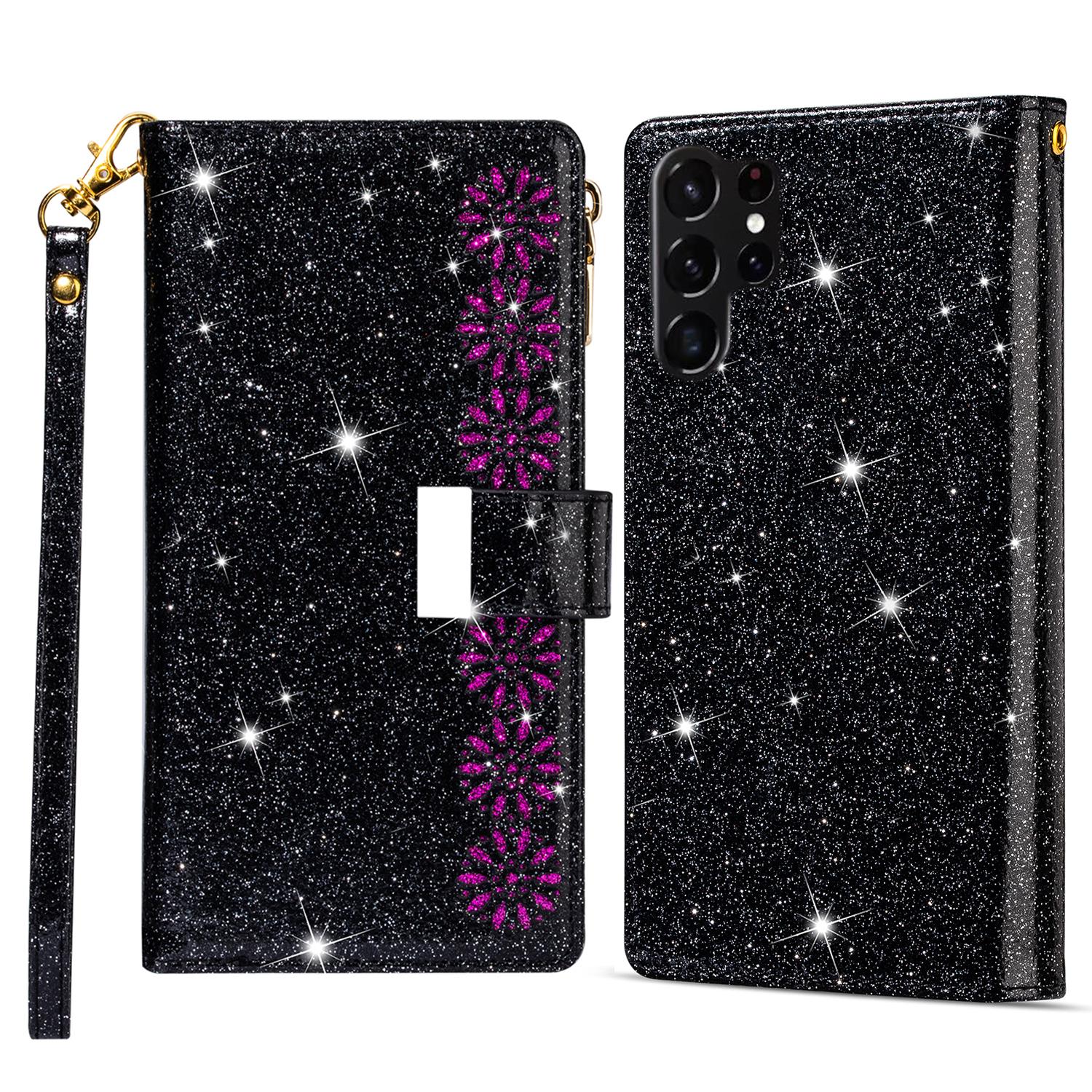 

Для Samsung Galaxy S25 Ultra чехол Starry Sky Carving кожаный чехол-кошелек для телефона A