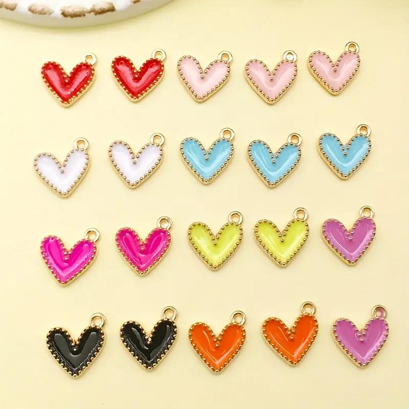 30/50pcs Of Random Dripping Oil Pearlescent Conch Shell Starfish Diy Jewelry Accessories Bracelet Earrings Pendant Alloy