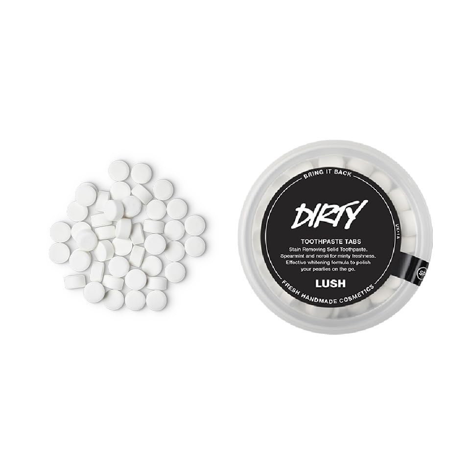 

[1 штука] LUSH Dirty Таблетка для зубной пасты 50 г / Таблетка зубной пасты