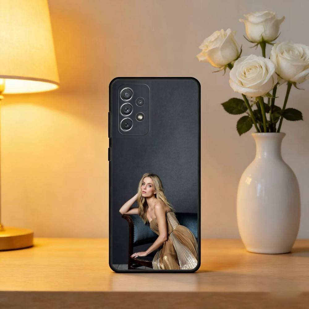 Custodia per Telefono COOL A-Annabelle W-Wallis Per Samsung Galaxy A73,A72,A71,A70,A53,A52,A51,Cover Nera in Morbido Silicone