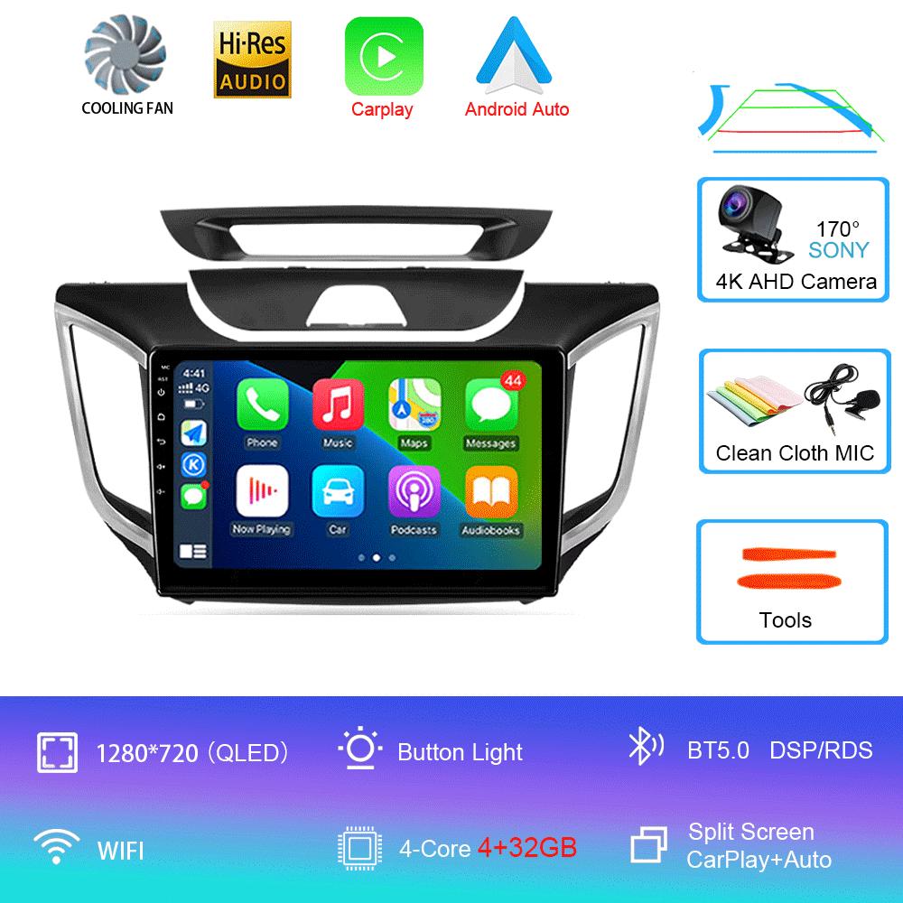 Android 14 Car Radio For Hyundai Creta IX25 2015 - 2019  Multimedia Video Player Navigation stereo GPS  No 2din 2 din dvd