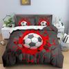 Special 3D Colorful Graffiti Football Bedding Collection For Boys Teen Microfiber Duvet Cover Collection Bedroom Decor Ball Sports Quilt Cover