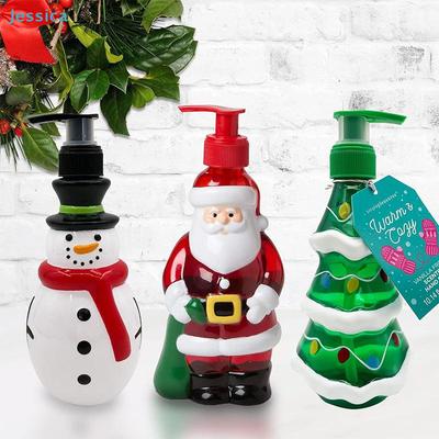 Christmas Theme Soap Dispenser Santa/Tree/Snowman Shaped Liquid Hand Soap Bottles