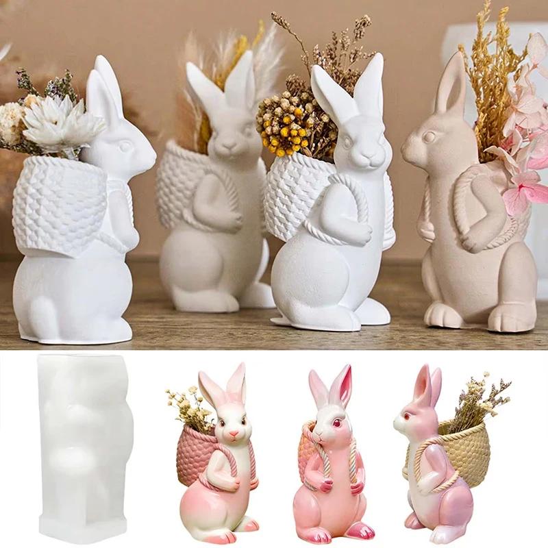Silicone Mold Home Decor Candle Mold Resin Figurine Mold Resin Art For Diy Crafts Candle Making Easter Decorations