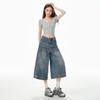 2025 Trendy Women’s Retro Wide-Leg Cropped Pants
