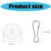 Pack of 60 No Drill Adhesive Ceiling Hooks for Convenient Hanging Perfect for Temporary Decoration Needs