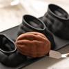 3 Cavity Walnut Shaped Silicone Mousse Cake Mold Food Grade Non Stick Flexible Baking Mold for Pastry Chocolate Jelly Dessert