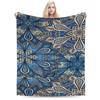 Warm Soft Blankets Girls Boys Airplane Travel Retro Bohemian Woven Pattern   Blanket  For Couch Chair Fashion Sofa Bed Cover