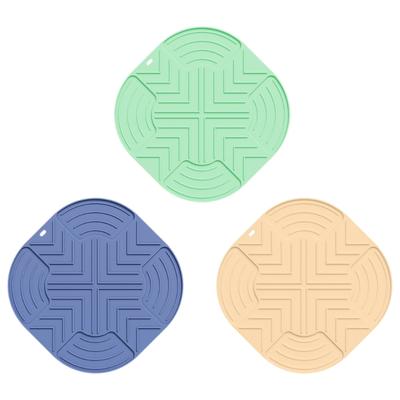 Heatproof Kitchen Mats Thicken Heatproof Mats for Air Fryers Countertop Protection Dishwasher Safe Silicone Texture