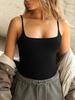 Top Canotta Sottile Estate Seta di Latte Ragazza Sensuale - Abbigliamento Donna Stile Europeo e Americano