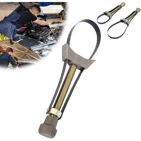 Auto Car Diameter Adjustable Oil Filter Removal Strap Wrench Tool, New Upgrades Adjustable Oil Filter Wrench, 60mm To 110mm Diameter Adjustable