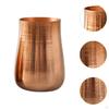 Barrel Shaped Metal Water Cup Cold Drink Lightweight Anti-scald Multi-use Practical Teacup