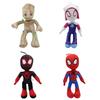 30cm Marvel Spiderman Plush Toy Soft Stuffed Cartoon Stuffeds Dolls Large Plushs Boy Cloth Dolls Pillow Kids Christmas Gift