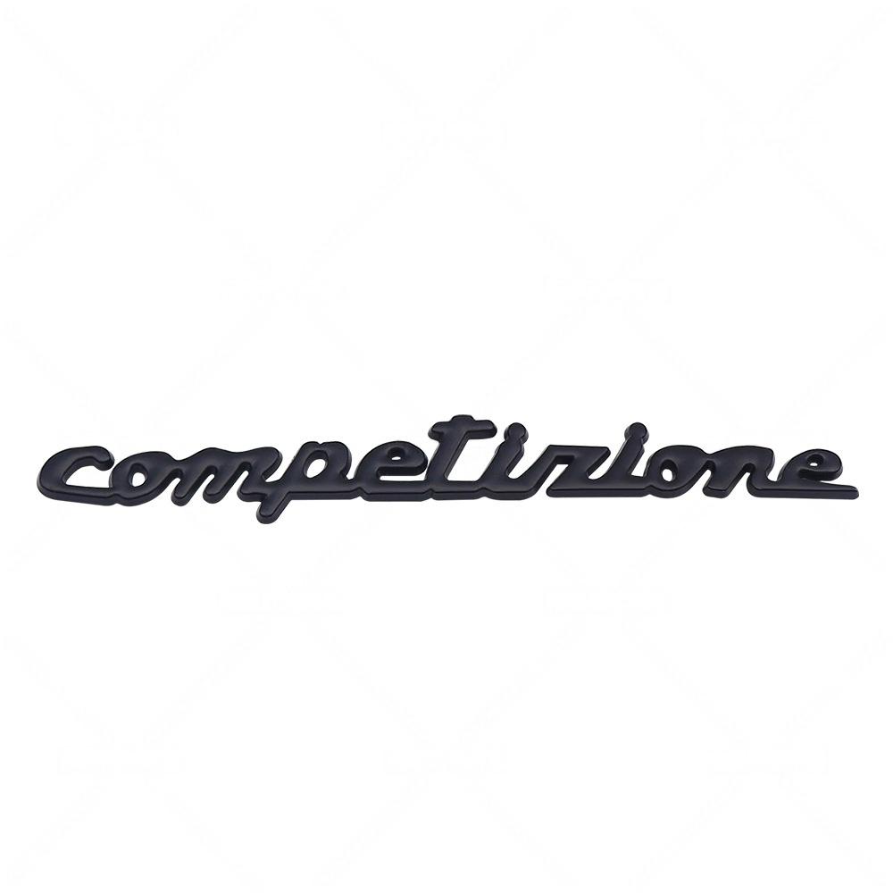 3D Metal 595 695 Tunismo Esseesse Competizione Badge Logo Car Rear Trunk Emblem Decal Stickers for Abarth