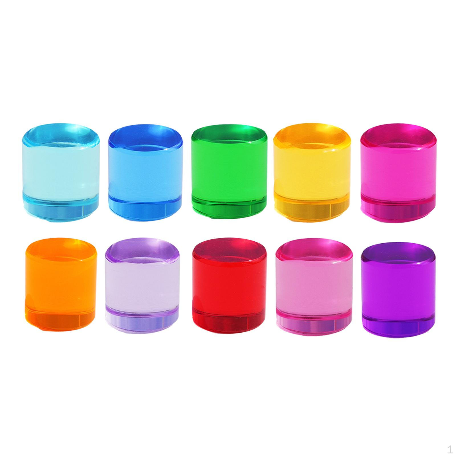 

Colorful Building Blocks Set with Acrylic Cylinders for Kids Aged 3-6 2.5cm