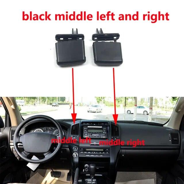 Car Front A/C Conditioner Vents Clips Air Conditioning Outlet Tab Clip For Toyota Land Cruiser LC200 FJ200 2008-2017