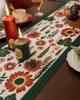 American Retro Ethnic Jacquard Table Runner with Tassels - Polyester