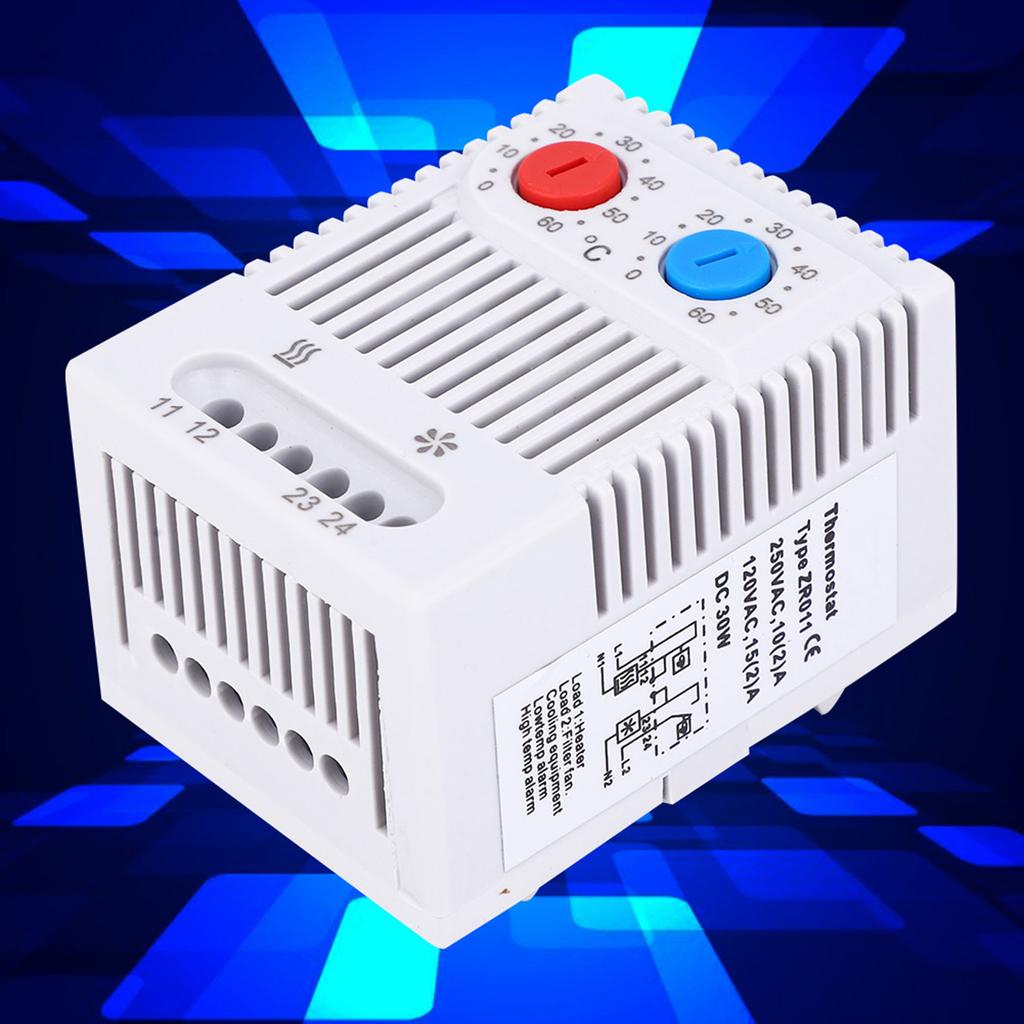 Temperature Controller Switch Open Close Adjustable Mechanical Thermostat 0 60 Celsius ZR011ZR011